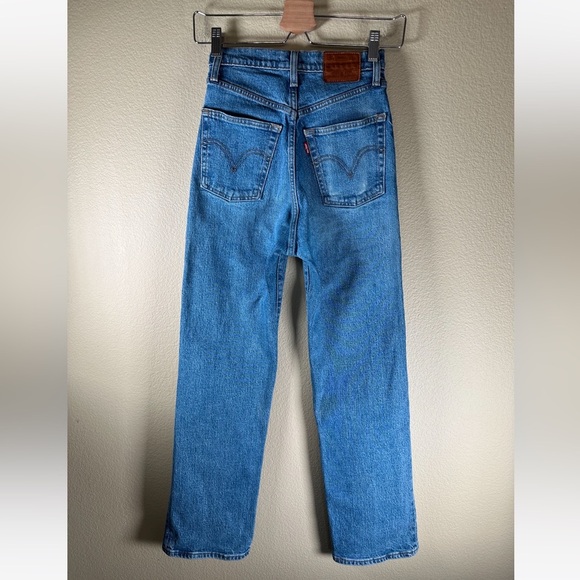 LEVI'S® Premium Ribcage Ankle Straight Jean in Georgie - Picture 7 of 13